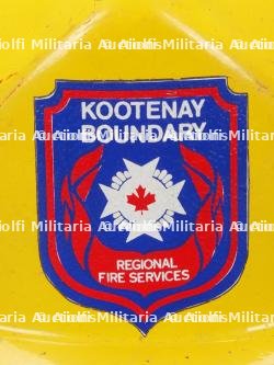 Canada, casque de sapeur-pompier de Kootenay. Canada, Kootenay firefighter helmet. — photo 4