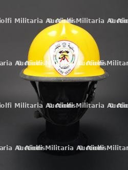 Cisjordanie, casque de sapeur-pompier de Naplouse. West Bank, Nablus firefighter helmet. — miniature 3