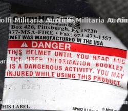 Cisjordanie, casque de sapeur-pompier de Naplouse. West Bank, Nablus firefighter helmet. — photo 11