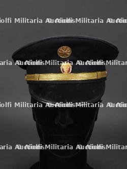 Colombie, casquette d'officier de sapeurs-pompiers. Colombia, firefighter officer's peaked cap. — miniature 3