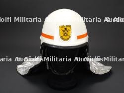 Danemark, lot de deux casques de sapeurs-pompiers. Denmark, set of two firefighter helmets. — miniature 4
