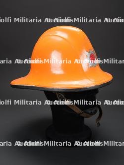 Danemark, lot de deux casques de sapeurs-pompiers. Denmark, set of two firefighter helmets. — miniature 12