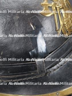 Espagne, casque de sapeur-pompier. Spain, firefighter helmet. — miniature 3