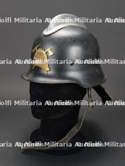 Espagne, casque de sapeur-pompier de Madrid. Spain, Madrid firefighter helmet. — photo 1