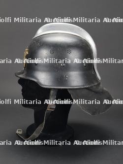 Espagne, casque de sapeur-pompier de Madrid. Spain, Madrid firefighter helmet. — miniature 5