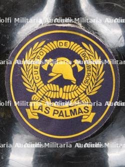 Espagne, casque de pompier de Las Palmas de Gran Canaria. Spain, Las Palmas de Gran Canaria firefighter helmet. — photo 4