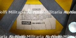 Espagne, lot de deux casques de sapeurs-pompiers. Spain, set of two firefighter helmets. — miniature 3