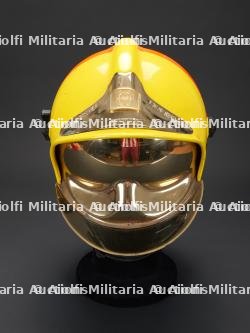Espagne, casque Gallet F1 des sapeurs-pompiers de Seville. Spain, Gallet F1 helmet of the Seville fire brigade. — miniature 3