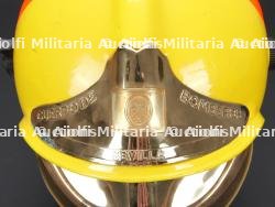 Espagne, casque Gallet F1 des sapeurs-pompiers de Seville. Spain, Gallet F1 helmet of the Seville fire brigade. — miniature 4