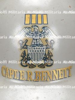 etats-Unis, casque du capitaine Bennett de l'US Navy. United States, helmet of Captain Bennett, US Navy. — miniature 4