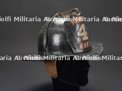 etats-Unis, casque de sapeur-pompier de West Haven, Connecticut. United States, firefighter helmet from West Haven, Connecticut. — miniature 2