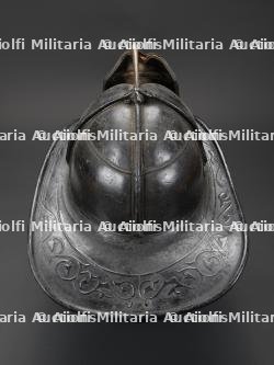 etats-Unis, casque de sapeur-pompier de West Haven, Connecticut. United States, firefighter helmet from West Haven, Connecticut. — miniature 6