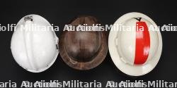 etats-Unis, lot de quatre casques de sapeurs-pompiers des annees 1960 a 1980, accompagne d'un casque francais. United States, set of four firefighter helmets from the 1960s to the 1980s, together with a French helmet. — photo 9