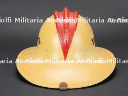 etats-Unis, casque de pompier WFD en fibre de verre. United States, WFD fibreglass firefighter helmet. — miniature 5
