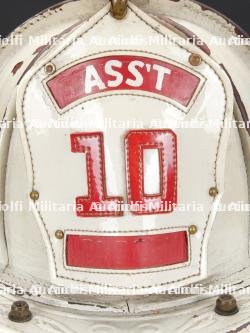 etats-Unis, casque d'assistant sapeur-pompier. United States, assistant firefighter's helmet. — miniature 4