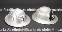 etats-Unis, lot de quatre casques de sapeurs-pompiers des etats du Sud. United States, set of four firefighter helmets from the Southern states. — photo 4
