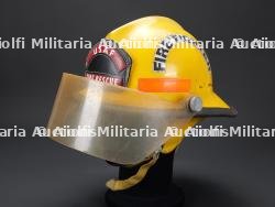 etats-Unis, casque de pompier Fire Rescue de l'US Air Force. United States, US Air Force Fire Rescue firefighter helmet. — photo 1