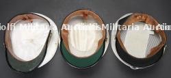 etats-Unis, lot de cinq casquettes a visiere de pompiers. United States, set of five firefighter peaked caps. — miniature 12