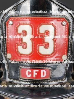 etats-Unis, casque de sapeur-pompier du Chicago Fire Department. United States, Chicago Fire Department firefighter helmet. — photo 4