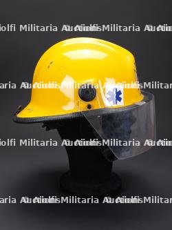 etats-Unis, casque de sapeur-pompier du site de la NASA a Moffett Field. United States, NASA Moffett Field firefighter helmet. — miniature 6