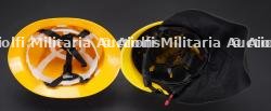 Europe centrale, lot de cinq casques de sapeurs-pompiers. Central Europe, set of five firefighter helmets. — miniature 8