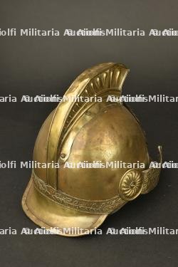 France, casque des sapeurs-pompiers de La Bathie, en Savoie. France, firefighter helmet from La Bathie, Savoy. — photo 2
