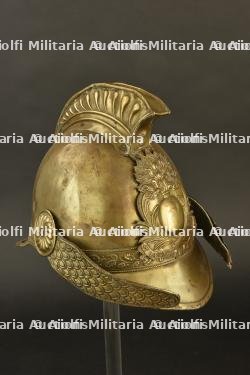 France, casque des sapeurs-pompiers de La Bathie, en Savoie. France, firefighter helmet from La Bathie, Savoy. — photo 4