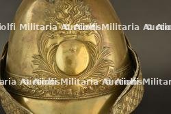France, casque des sapeurs-pompiers de La Bathie, en Savoie. France, firefighter helmet from La Bathie, Savoy. — miniature 9