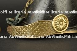 France, lot de deux coiffures de pompiers dites « casquettes de feu ». France, set of two firefighter headpieces known as fire caps. — photo 4