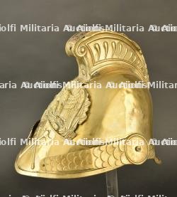 France, casque de sapeur-pompier modele 1852 de Granges-le-Bourg, en Haute-Saone. France, model 1852 firefighter helmet from Granges-le-Bourg, Haute-Saone. — photo 7
