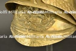France, casque de sapeur-pompier modele 1852 de Granges-le-Bourg, en Haute-Saone. France, model 1852 firefighter helmet from Granges-le-Bourg, Haute-Saone. — miniature 8
