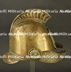 France, casque de sapeur-pompier de Jasney, vers 1852. France, firefighter helmet from Jasney, circa 1852. — photo 5