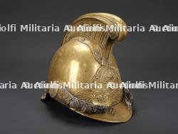 France, casque de sapeur-pompier modele 1855 de Morbecque, pres d'Hazebrouck. France, model 1855 firefighter helmet from Morbecque, near Hazebrouck. — miniature 2