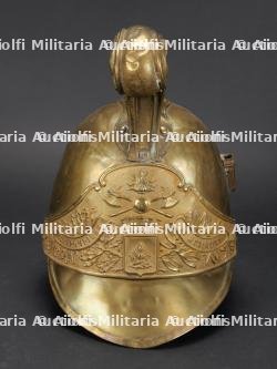 France, casque de sapeur-pompier modele 1855 de Meximieux, dans l'Ain. France, model 1855 firefighter helmet from Meximieux, Ain. — photo 3