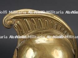 France, casque de sapeur-pompier modele 1855 de Meximieux, dans l'Ain. France, model 1855 firefighter helmet from Meximieux, Ain. — miniature 6