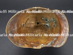 France, casque de sapeur-pompier modele 1855 de Meximieux, dans l'Ain. France, model 1855 firefighter helmet from Meximieux, Ain. — photo 9