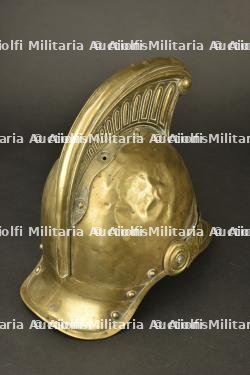 France, casque de sapeur-pompier modele 1855 de Crecy. France, model 1855 firefighter helmet from Crecy. — photo 3