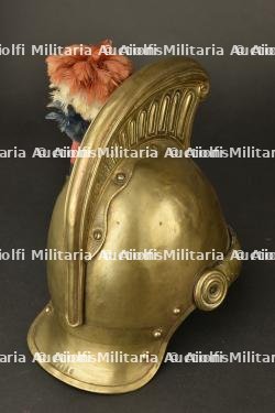 France, casque de sapeur-pompier modele 1855 de Paris. France, model 1855 firefighter helmet from Paris. — photo 5