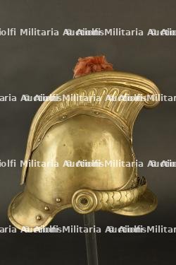 France, casque de sapeur-pompier modele 1855 de Paris. France, model 1855 firefighter helmet from Paris. — miniature 6