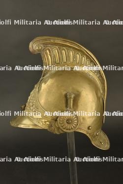 France, casque de sapeur-pompier modele 1855 de Laxou, en Meurthe-et-Moselle. France, model 1855 firefighter helmet from Laxou, Meurthe-et-Moselle. — photo 6