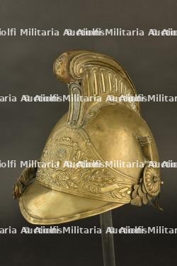 France, casque de sapeur-pompier modele 1855 de Laxou, en Meurthe-et-Moselle. France, model 1855 firefighter helmet from Laxou, Meurthe-et-Moselle. — miniature 7