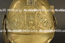 France, casque de sapeur-pompier modele 1855 de Laxou, en Meurthe-et-Moselle. France, model 1855 firefighter helmet from Laxou, Meurthe-et-Moselle. — miniature 8