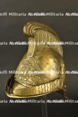 France, casque de sapeur-pompier modele 1855 de Belleme, dans l'Orne. France, model 1855 firefighter helmet from Belleme, Orne. — photo 9
