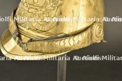 France, casque de sapeur-pompier modele 1855 de Grignoncourt, dans les Vosges. France, model 1855 firefighter helmet from Grignoncourt, Vosges. — photo 6