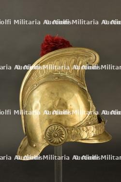 France, casque de sapeur-pompier modele 1855 de Noidant-Chatenoy, en Haute-Marne. France, model 1855 firefighter helmet from Noidant-Chatenoy, Haute-Marne. — photo 7