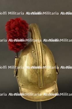 France, casque de sapeur-pompier modele 1855 de Noidant-Chatenoy, en Haute-Marne. France, model 1855 firefighter helmet from Noidant-Chatenoy, Haute-Marne. — miniature 8