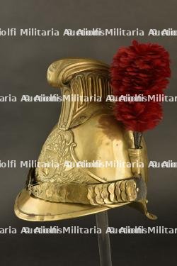 France, casque de sapeur-pompier modele 1855 de Noidant-Chatenoy, en Haute-Marne. France, model 1855 firefighter helmet from Noidant-Chatenoy, Haute-Marne. — miniature 10