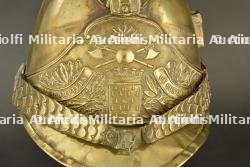 France, casque de sapeur-pompier modele 1872 de Concarneau. France, model 1872 firefighter helmet from Concarneau. — miniature 9