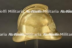 France, casque de sapeur-pompier des Chemins de fer de l'etat. France, firefighter helmet of the State Railways. — miniature 6