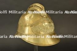 France, casque de sapeur-pompier des Chemins de fer de l'etat. France, firefighter helmet of the State Railways. — miniature 7